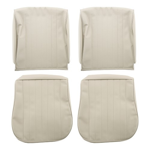     
                
                
    Housses de sièges TMI en vinyle gaufré Beige clair pour Volkswagen Coccinelle Berline 65 ->67 - VB43112405
