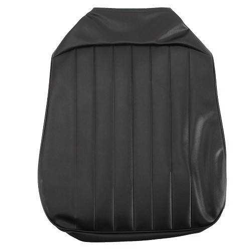  Housses de sièges TMI en vinyle lisse Noir pour Coccinelle Berline 73 (USA) - VB43112711-1 