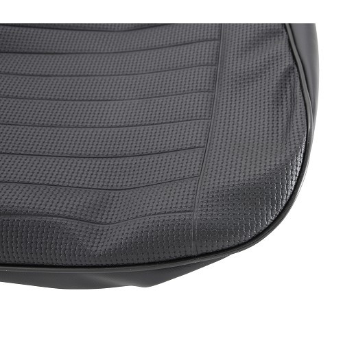 Coprisedili in vinile nero in rilievo TMI per Volkswagen Cox Berlina 74 ->76 (USA) - VB43112801