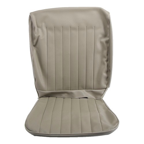  Housses de sièges TMI en vinyle gaufré gris foncé pour Volkswagen Coccinelle Berline 68 ->72Europe - VB43113006-1 