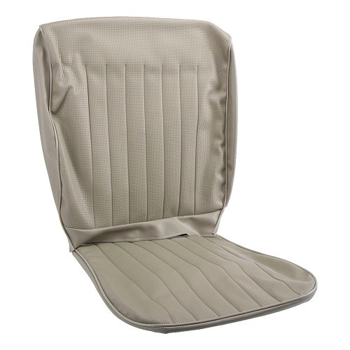 Embossed dark grey vinyl TMI seat covers for Volkswagen Beetle Saloon 68 ->72 Europe - VB43113006 