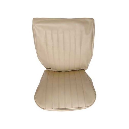     
                
                
    Housses de sièges TMI en vinyle lisse gris clair pour Volkswagen Coccinelle Berline 68 ->72 (Europe) - VB43113015
