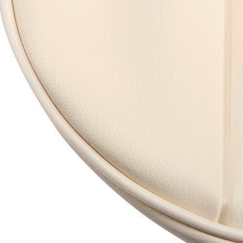 Smooth cream vinyl TMI seat covers for Volkswagen Beetle Saloon 68 ->72 (Europe) - VB43113022