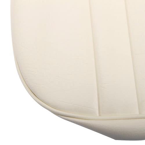  TMI seat covers in smooth vinyl Off-White 20 for Volkswagen Cox Sedan year 73 (Europe) - VB43113120-1 