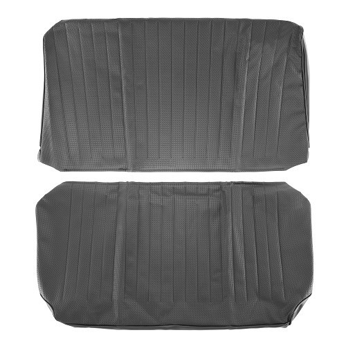  TMI seat covers in black embossed vinyl for Volkswagen Beetle Sedan 68 -&gt;69 (USA) - VB43174-1 