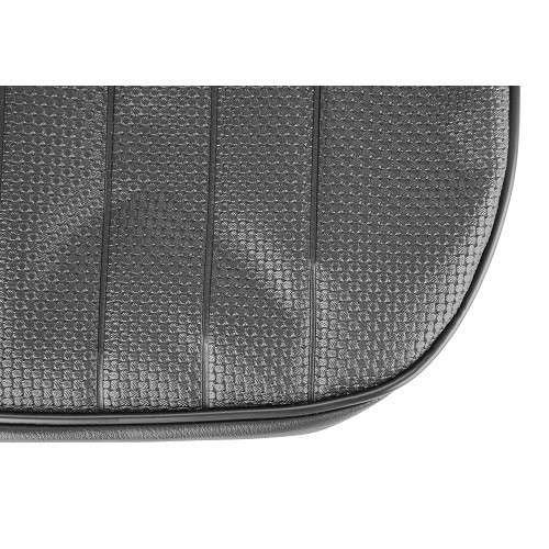  Housses de siège TMI en vinyle gaufré noir pour Volkswagen Coccinelle Berline 68 ->69 (USA) - VB43174-2 