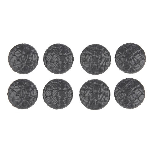     
                
                
    Boutons pour housses de sièges avec appuie-tête pour Volkswagen Coccinelle USA (08/1967-07/1972), couleur noire - VB43179
