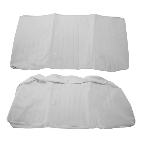 TMI Sitzbezüge aus glattem Vinyl für Volkswagen Beetle Limousine 70 ->72 (USA) - Weiß - VB43188