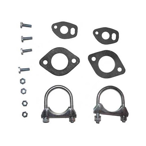 4/1 Sport round exhaust system for Volkswagen Beetle  - VC20030