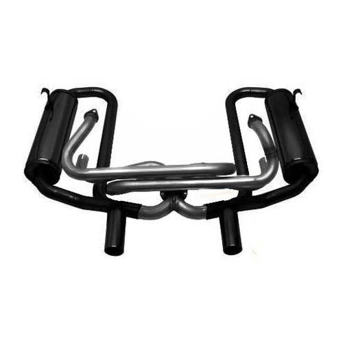     
                
                
    CSP SUPER COMPETITION 38 mm Steel Alu Black exhaust system without heating or central intake pipe heating - VC20180
