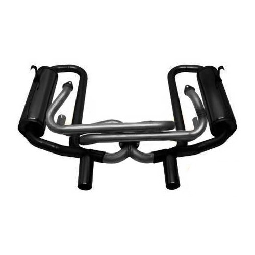     
                
                
    CSP SUPER COMPETITION 38 mm Steel Alu Black exhaust with heater, without central intake pipe heating - VC20181
