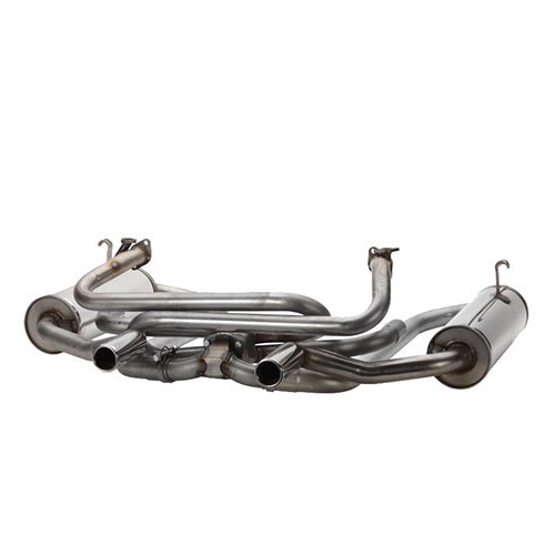  CSP SUPER COMPETITION 38 mm stainless-steel exhaust system without heating or central intake pipe heating - VC20183-1 