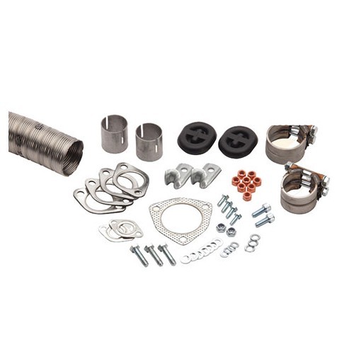  CSP SUPER COMPETITION 38 mm stainless-steel exhaust system without heating or central intake pipe heating - VC20183-2 