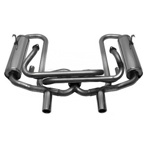     
                
                
    CSP SUPER COMPETITION 38 mm stainless steel exhaust with heater, without central intake pipe heating - VC20184
