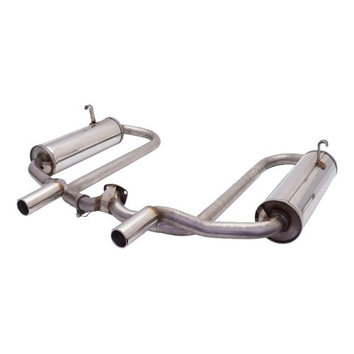     
                
                
    Kit échappement et J-Tube CSP SUPER COMPETITION 38 mm Inox sans chauffage, ni réchauffage de pipe d'admission centrale - VC20188
