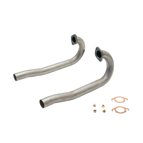  CSP Python 38 mm stainless steel exhaust with original carburettor & J-tubes for VW Beetle 1300cc + - VC20195-4 