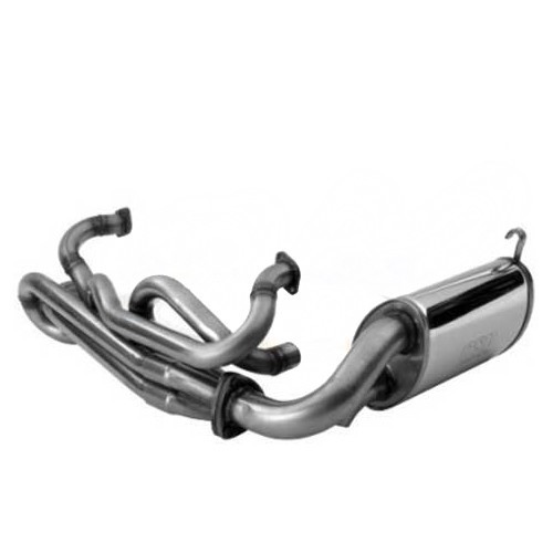  CSP "Python" 38 mm stainless steel exhaust without heater for VW Combi 1600 50 -&gt;71 - VC20238 