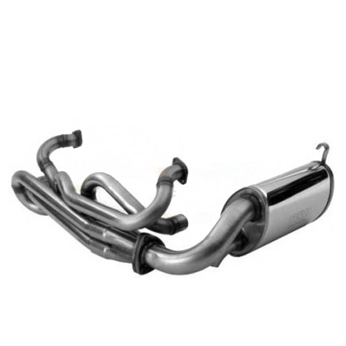  CSP "Python" 45 mm stainless steel exhaust without heater for VW Combi 1600 50 -&gt;71 - VC20245 