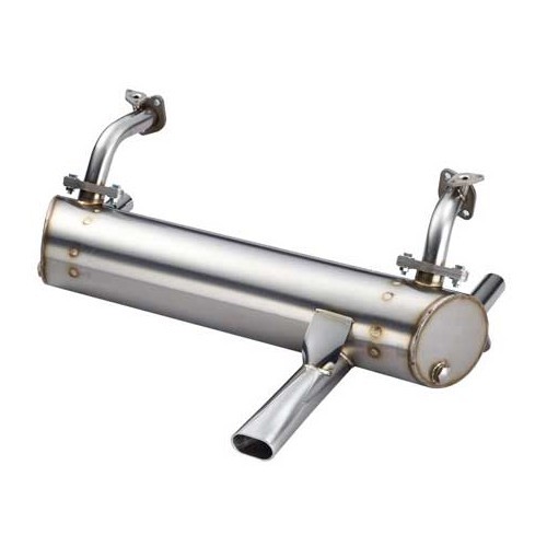     
                
                
    RVS uitlaat Vintage Speed met enkele uitgang voor motor 25 / 30pk - VC20320
