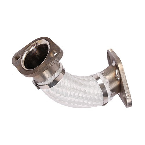 Scarico Vintage Speed Hi Performance in acciaio inox a doppia uscita senza riscaldatore per VOLKSWAGEN Beetle e Karmann-Ghia con motore tipo 1 (1300-1600cc) - VC20325