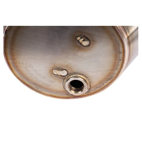 Scarico Vintage Speed Hi Performance in acciaio inox a doppia uscita senza riscaldatore per VOLKSWAGEN Beetle e Karmann-Ghia con motore tipo 1 (1300-1600cc) - VC20325