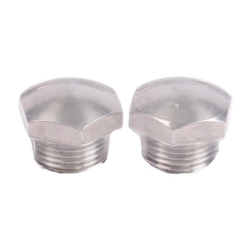 Scarico Vintage Speed Hi Performance in acciaio inox a doppia uscita senza riscaldatore per VOLKSWAGEN Beetle e Karmann-Ghia con motore tipo 1 (1300-1600cc) - VC20325