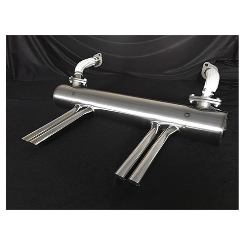     
                
                
    Auspuff Abarth Inox Vintage Speed mit Vorwärmern für präparierten Motor 56 -&gt;60 - VC20329
