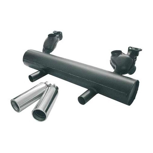 Sport exhaust ALU SEBRING style for Volkswagen Beetle 1300, 1500, 1600, with heater - VC20521