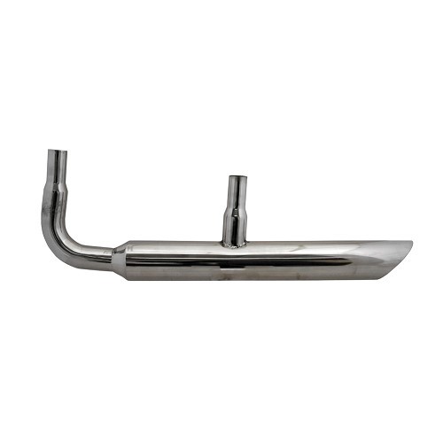 Zoomie" stainless steel side pipe exhaust for Volkswagen Beetle