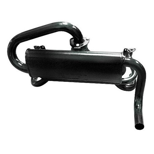 4 in 1 exhaust Baja Black with heater for VOLKSWAGEN Buggy - VC21900