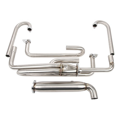     
                
                
    Scarico 4 in 1 con riscaldatore per VOLKSWAGEN Buggy - Acciaio inox spazzolato - VC21904
