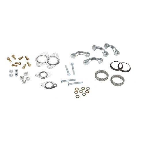  Kit joints & colliers d'échappement pour Volkswagen Cox, Karmann, Type 3 & Combi 1200 ->1600 - VC22100 