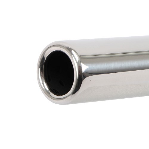  Short chrome-plated polished stainless steel exhaust pipe for Volkswagen Beetle  - VC26000G-1 