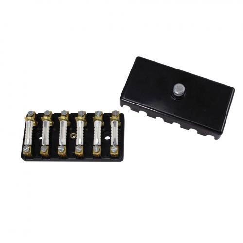 Kasten 6 Sicherungen Herkunft Bakelit Schraubanschluss - VC31410