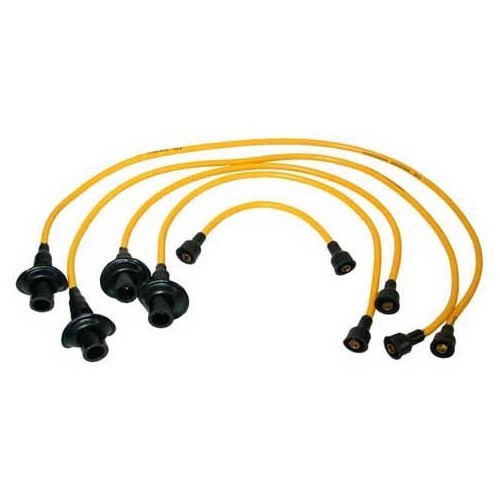  Yellow spark plug wiring harness for Volkswagen Beetle, Combi, Transporter - VC32100UJ 