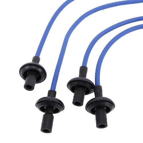  Feixe de cabos das velas silicone 8 mm azul 90° para Volkswagen Carocha e Kombi - VC32112-1 