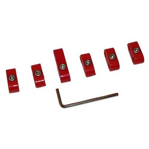 Jogo de separadores de cabos das velas vermelhos - VC32200R 