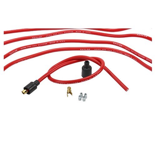 Ignition wire beam red silicone Taylor for engine Type 1 - VC32300R-1 