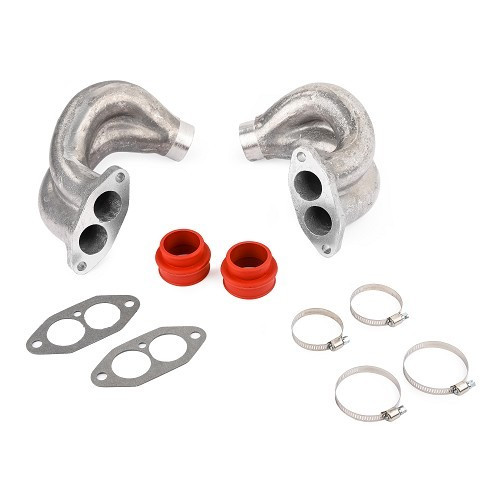  Double inlet manifolds for Type 1 engines on Volkswagen Beetle and Combi - 2 pieces - VC40302 