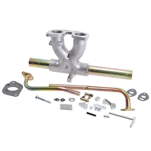     
                
                
    Pipe d'admission Alu pour Carburateur IDF / DRLA central sur moteur Volkswagen Type1 - VC40600
