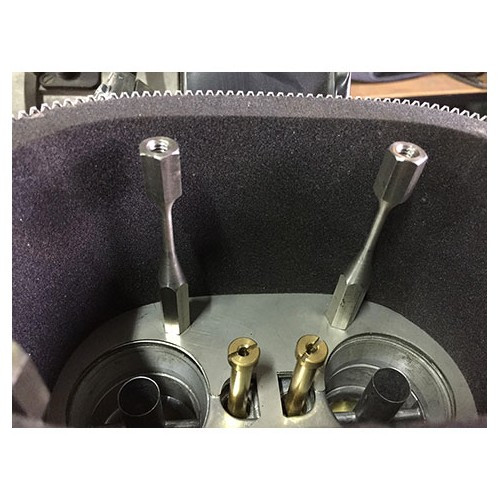 Filtre à air ovale Vintage Speed INOX pour carburateur Weber IDF / Dellorto / HPMX - VC42809