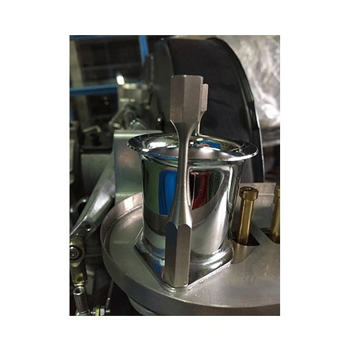 Filtre à air ovale Vintage Speed INOX pour carburateur Weber IDF / Dellorto / HPMX - VC42809