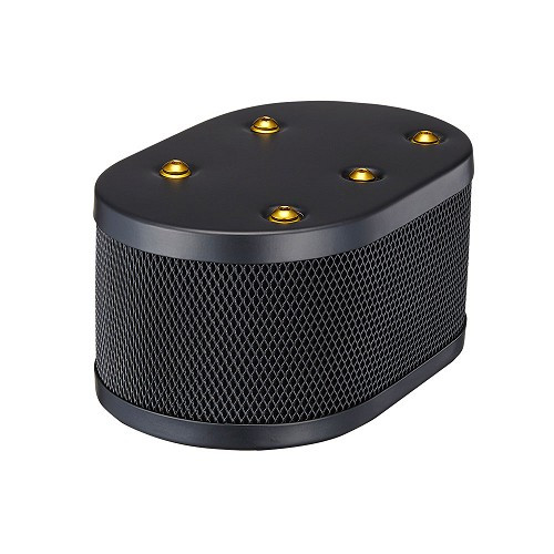     
                
                
    Filtro dell'aria ovale Vintage Speed nero per carburatore Weber IDF / Dellorto / HPMX - VC42817
