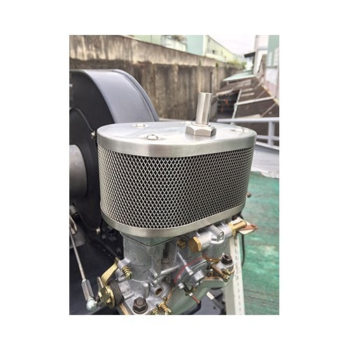  Tubo de ventilação de aço inoxidável recto de 12 mm de diâmetro no carburador - VC42824-2 