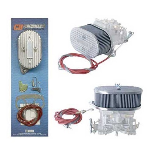  Plate and filter kit fitting for fitting a IDF 40 carburettor centrally - VC42904 