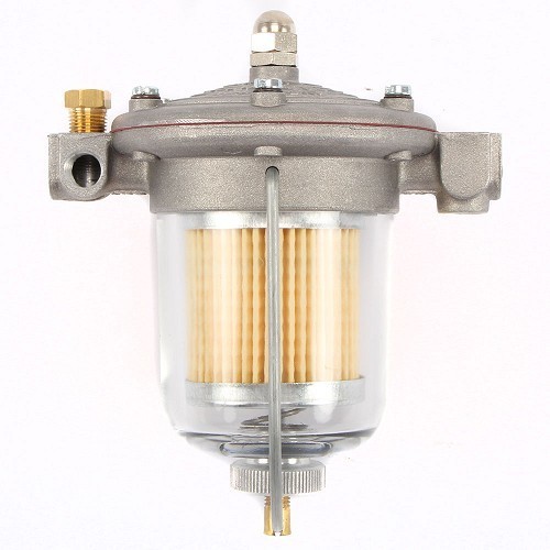 Regulador de presión de gasolina ajuste FILTER KING - Tarro de vidrio - Diámetro de 85 mm - Previsto para manómetro - VC44609-1 