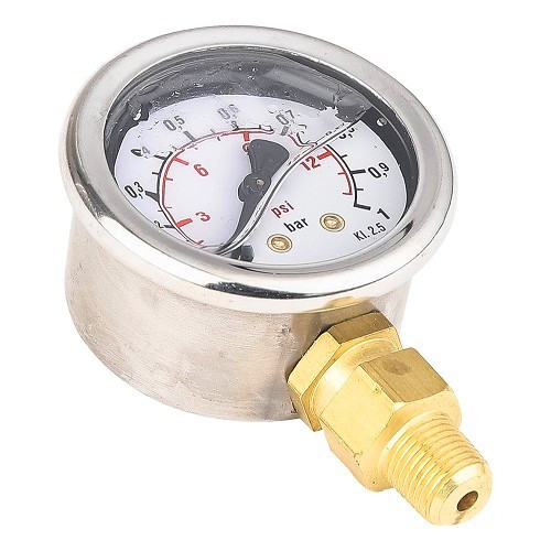  Indicador de pressão da gasolinaSytec - 0-15 psi - VC44612-1 