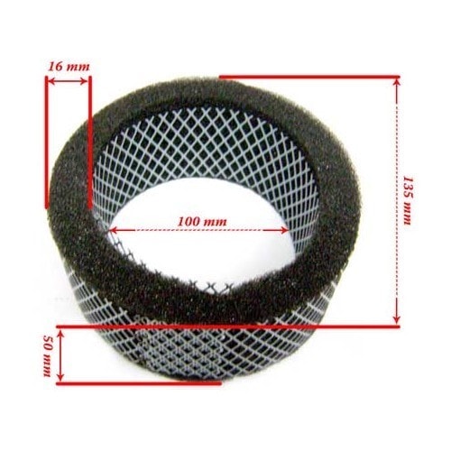  Schiuma di ricambio per il filtro dell'aria a forma di torta - VC45005 