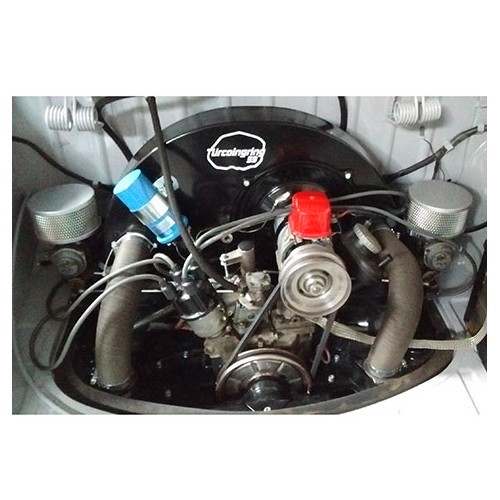  Filtro de aire redondo "Old Speed" para Volkswagen Beetle y Combi con carburador Solex - VC45008-4 
