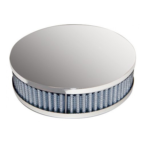  Flat chrome-plated air filter for34 ICT / EPC carburettor - VC45009 